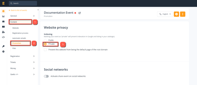 Documentation Event 1