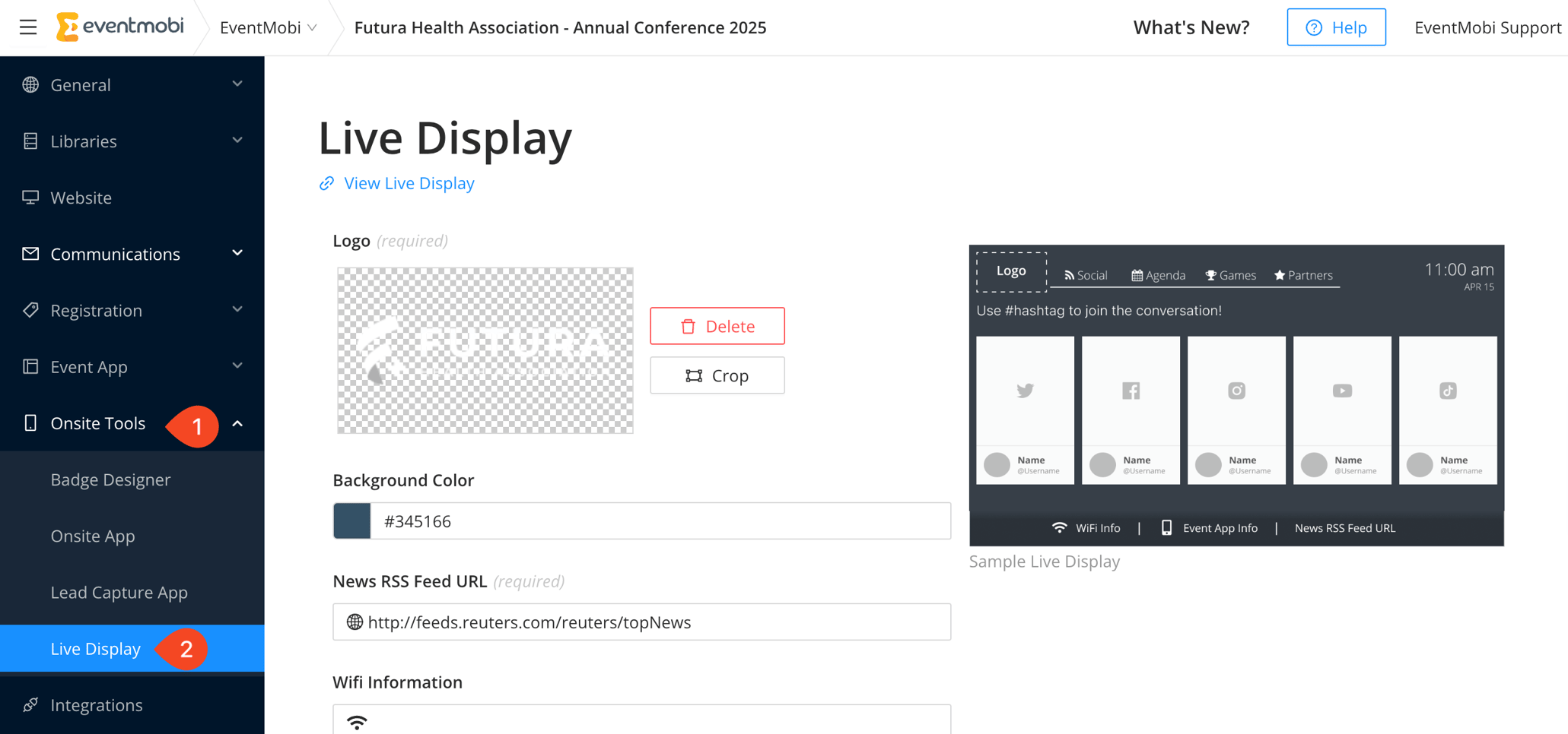 Live Display: Showcase Your Event's Highlights Onsite