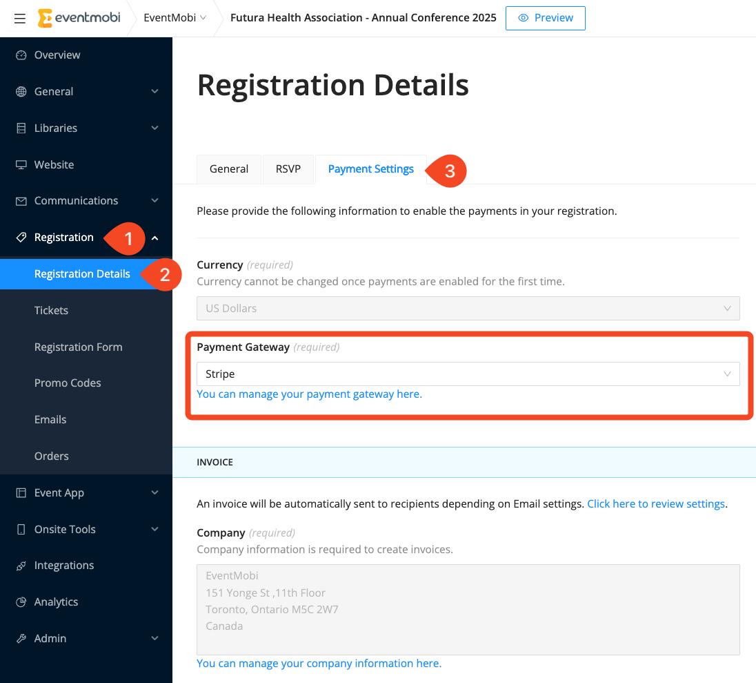 Setting Up Stripe As Your Payment Gateway for Core Registration