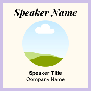 SPEAKER TEMPLATE 05