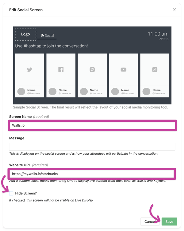 Social Screen