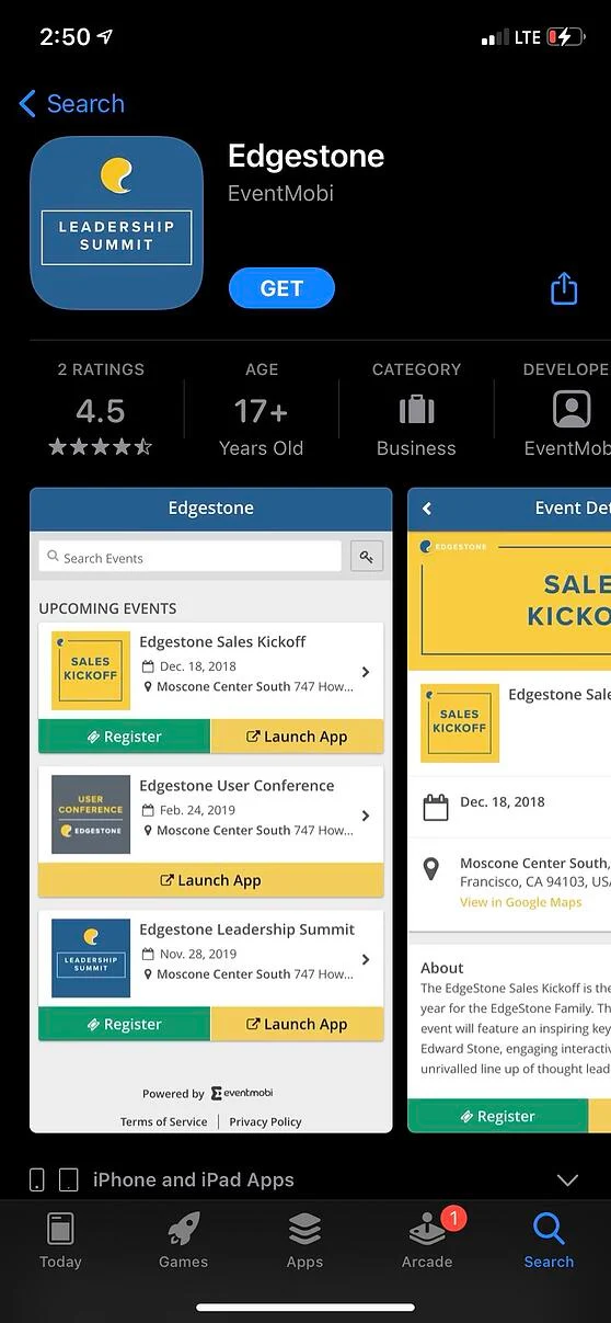 Access Event - Branded App